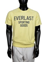 Print Logo Jersey T-shirt - Yellow