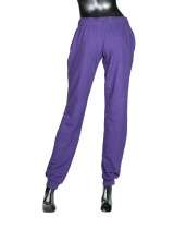 Logo Panel  Sweatpants - Purple