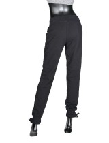 Logo Panel  Jersey Sweatpants - Black