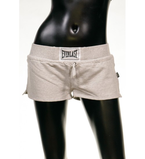 Print Logo Jersey Sweat Shorts - Grey Mel