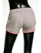 High Band Jersey Sweat Shorts - Grey Mel