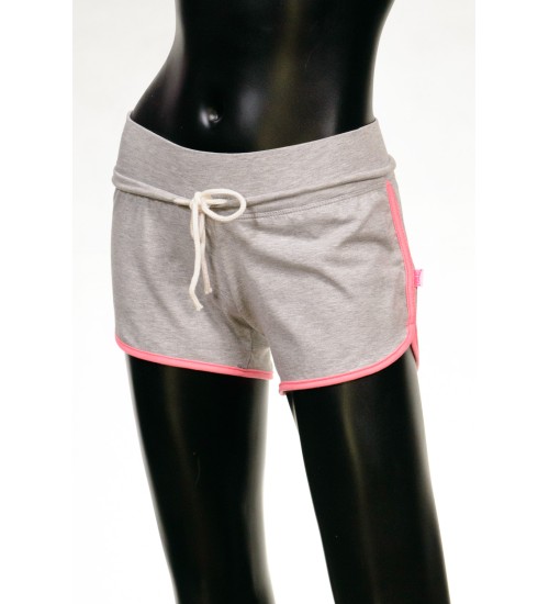High Band Jersey Sweat Shorts - Grey Mel